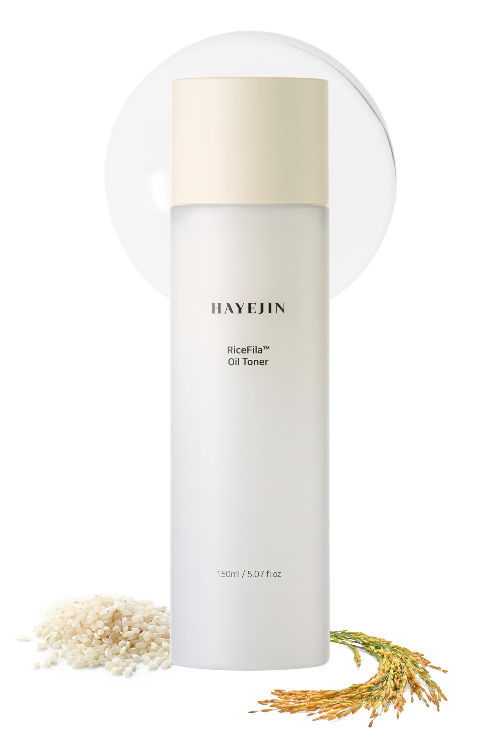 HAYEJIN RiceFila Oil Rice Toner K Beauty Products | Hydrating Facial Toner for Sensitive Skin | Facial Oil Skin Rice Toner for Face Korean (5.07 Fl. Oz)
