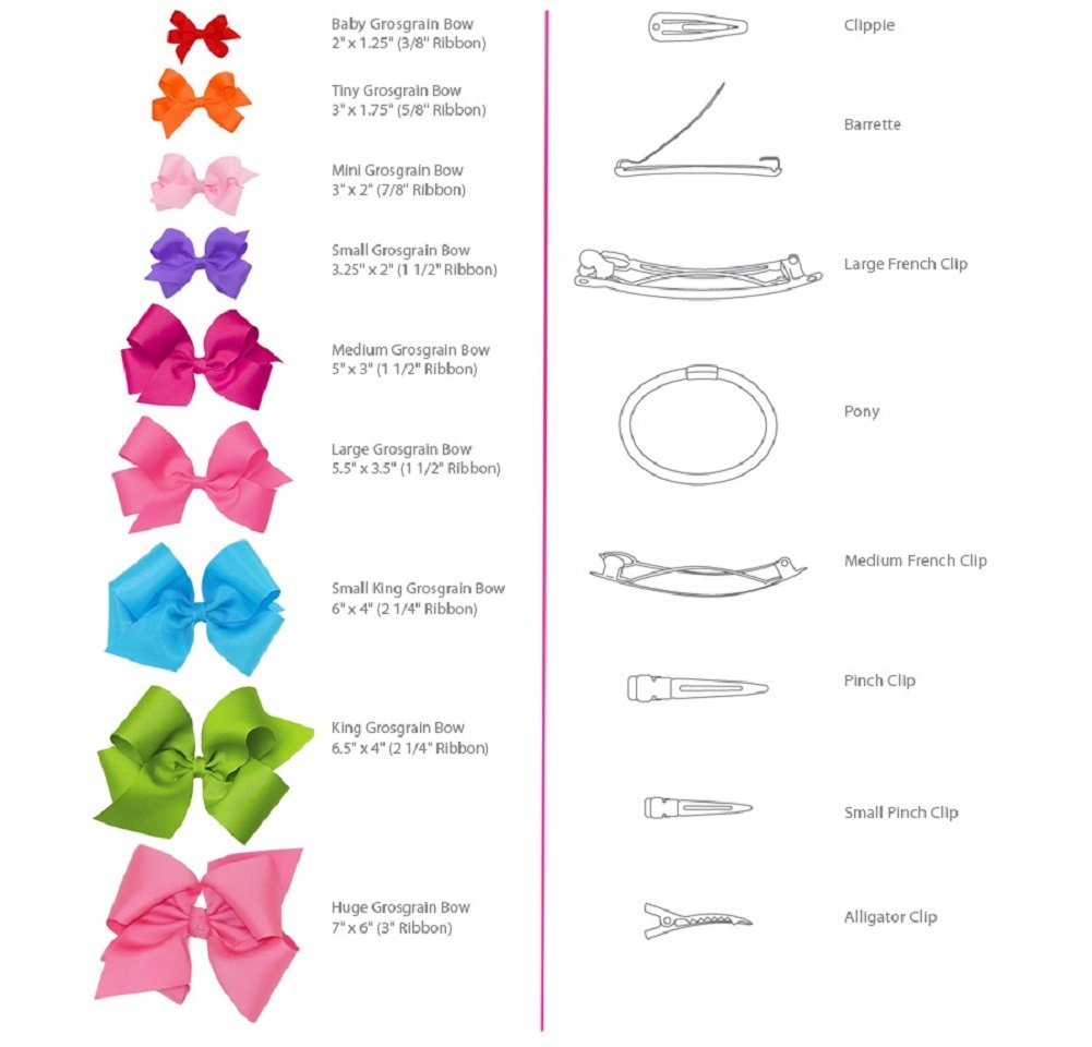 Wee Ones Girls' Organza Double Hair Bow on a WeeStay Clip with Satin Knot Center, Medium, Ecru