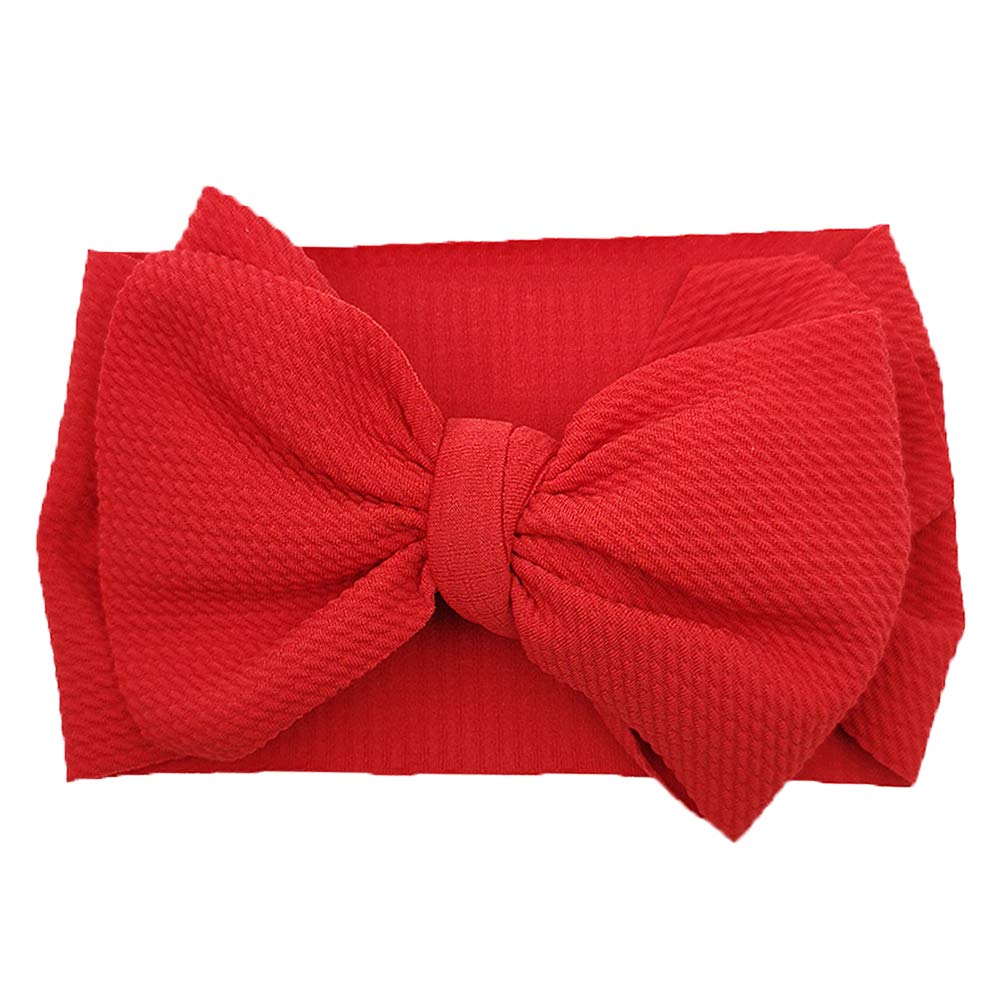 Steewarts Baby Girl Bow Headbands Newborn Hairband Baby Turban Knotted Elastic Headwrap for Toddler Hair Accessories (AA04-8PCS)