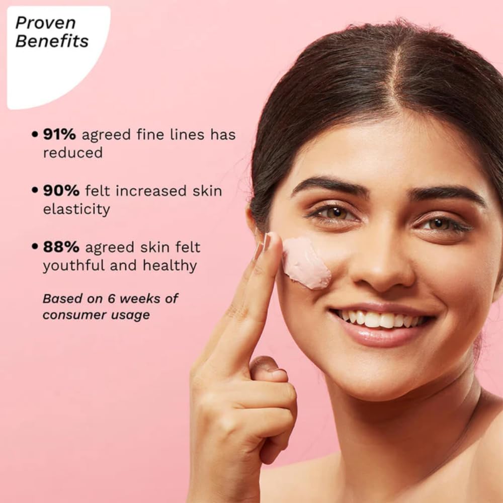 Pilgrim Red Vine Face Mask | Hydrating & Nourishing Overnight Face Pack | with Mulberry Extract & Rosehip Oil | Deep Pore Cleansing & Skin Rejuvenation | 3.53 Oz (100g)