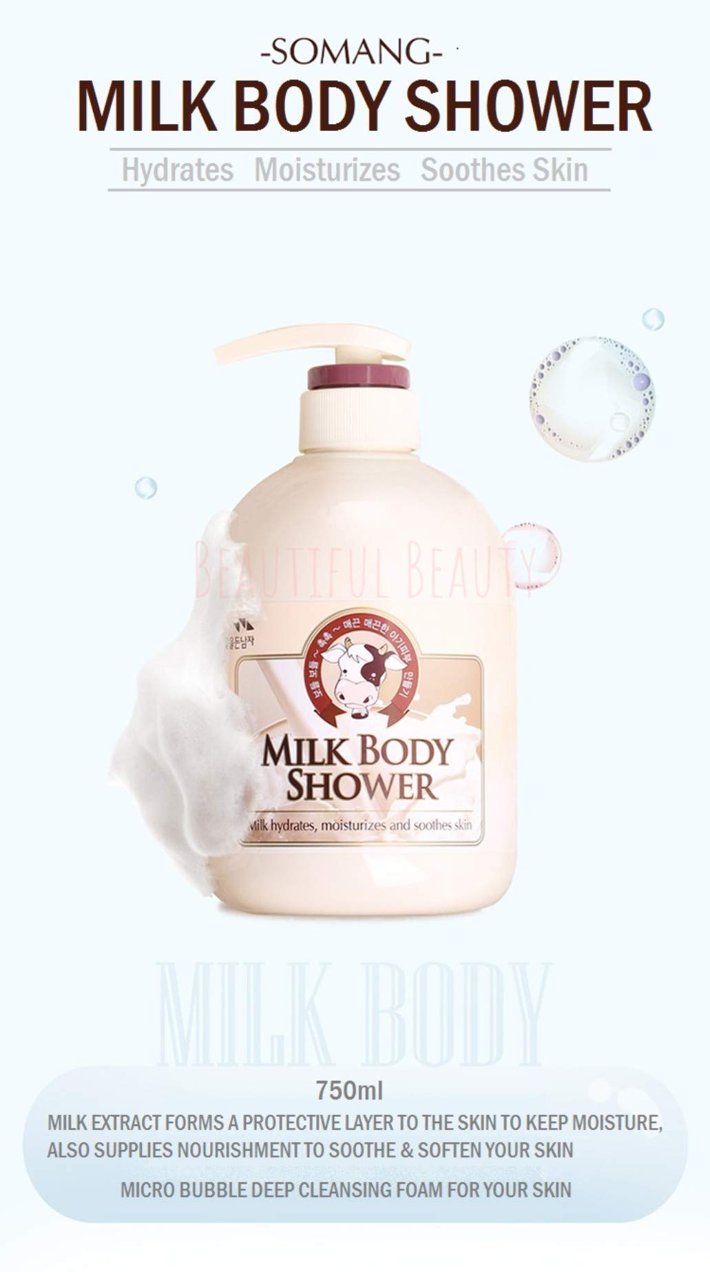 MILK BODY SHOWER 750ml + BODY LOTION 500ml SET