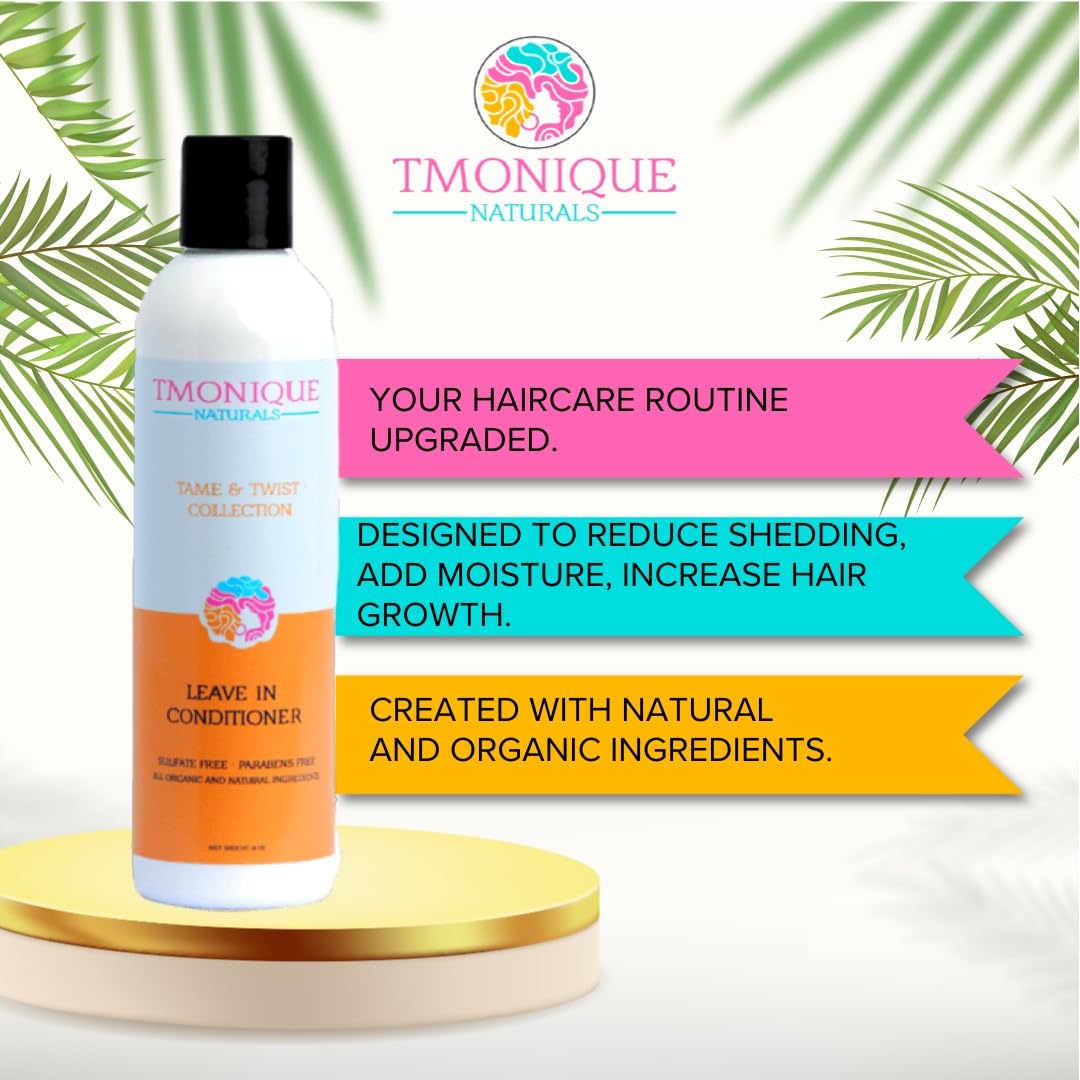 TMonique Naturals Tame & Twist Collection Leave In Conditioner