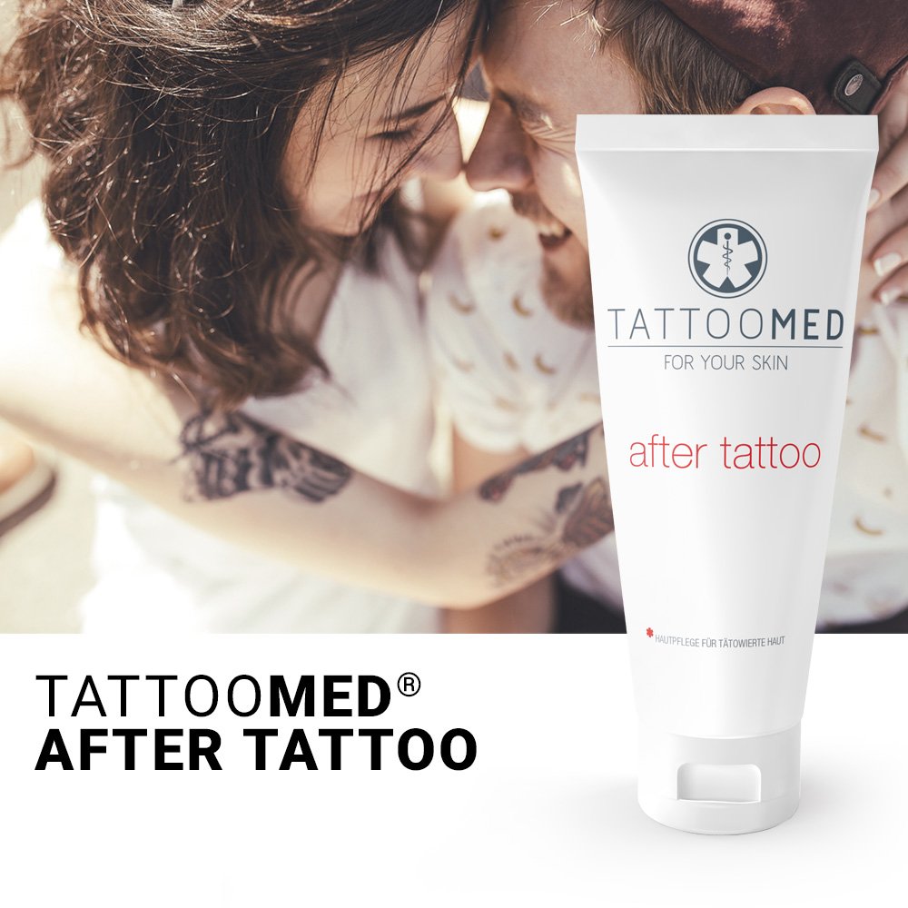 TattooMed After Tattoo Care With Panthenol For Protecting Sensitive Tattooed Skin