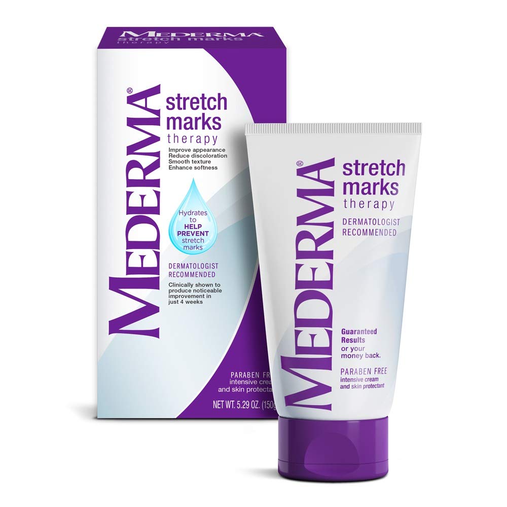 Mederma Stretch Marks Therapy, Hydrates to Help Prevent Stretch Marks, Clinically Shown to Produce Noticable Improvement in 4 Weeks, Dermatologist Recommended, Ivory, 5.29 Ounce