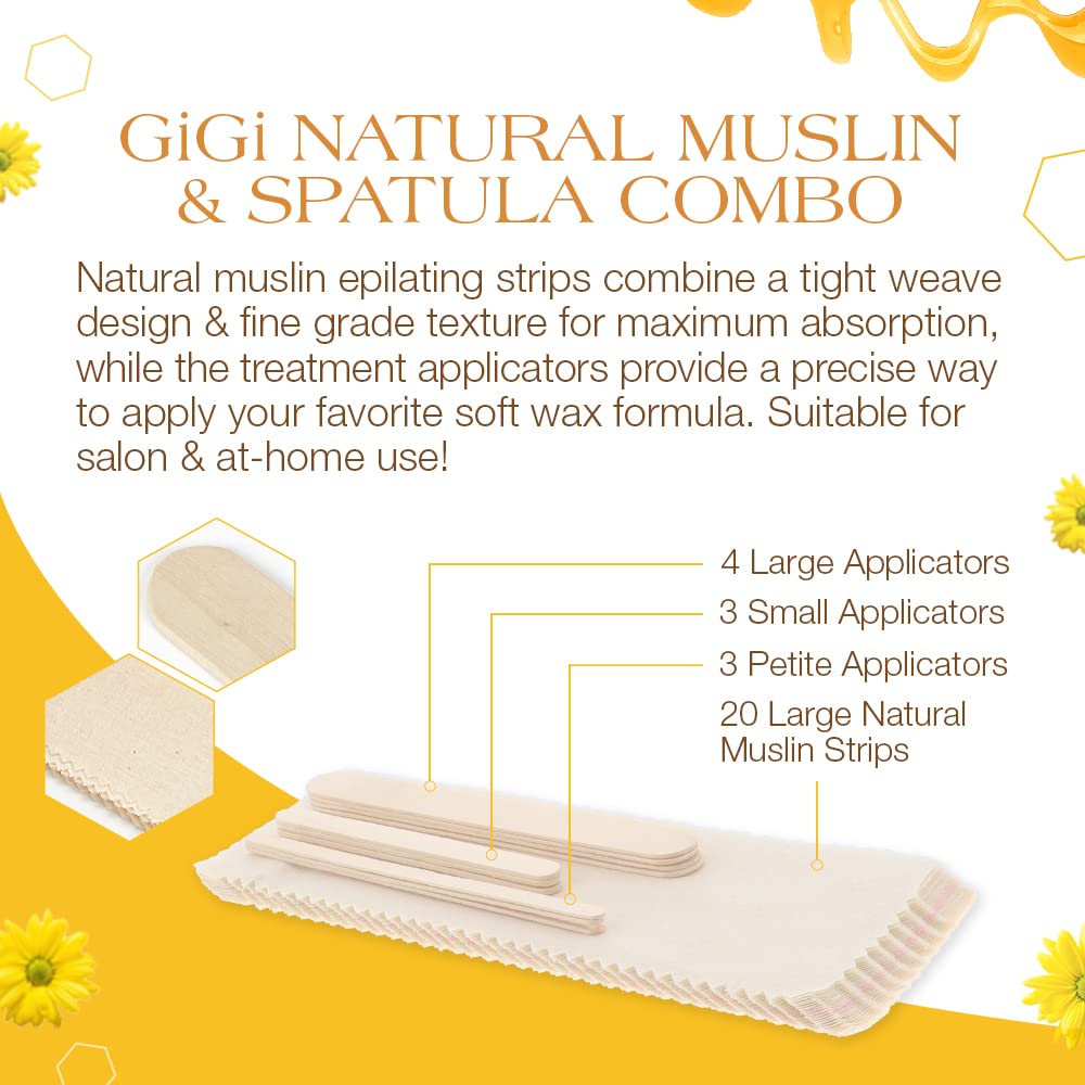 GiGi Natural Epilating Strips & Applicators