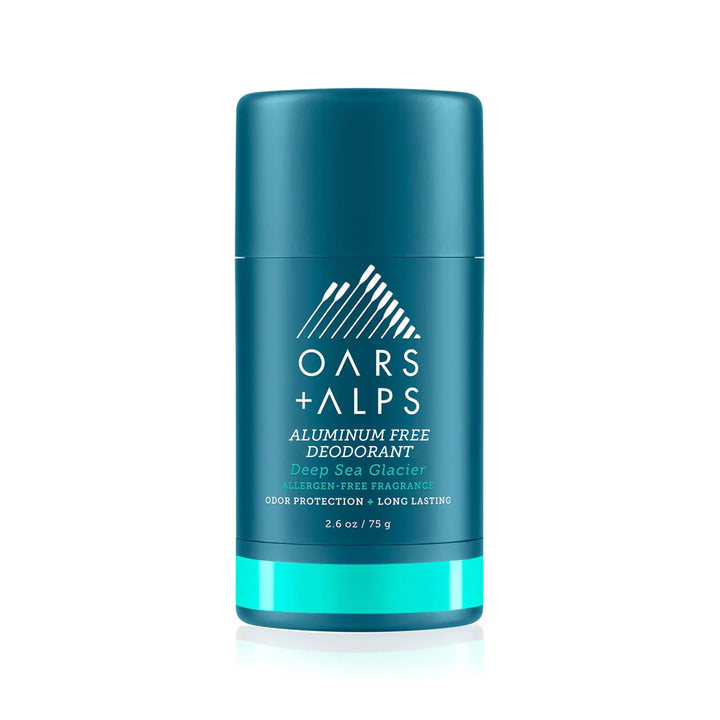 Oars + Alps Natural Deodorant , Allergen-Free Fragrance, Aluminum-Free, Alcohol-Free, Fights Odor. 2.6 oz, Deep Sea Glacier Scent