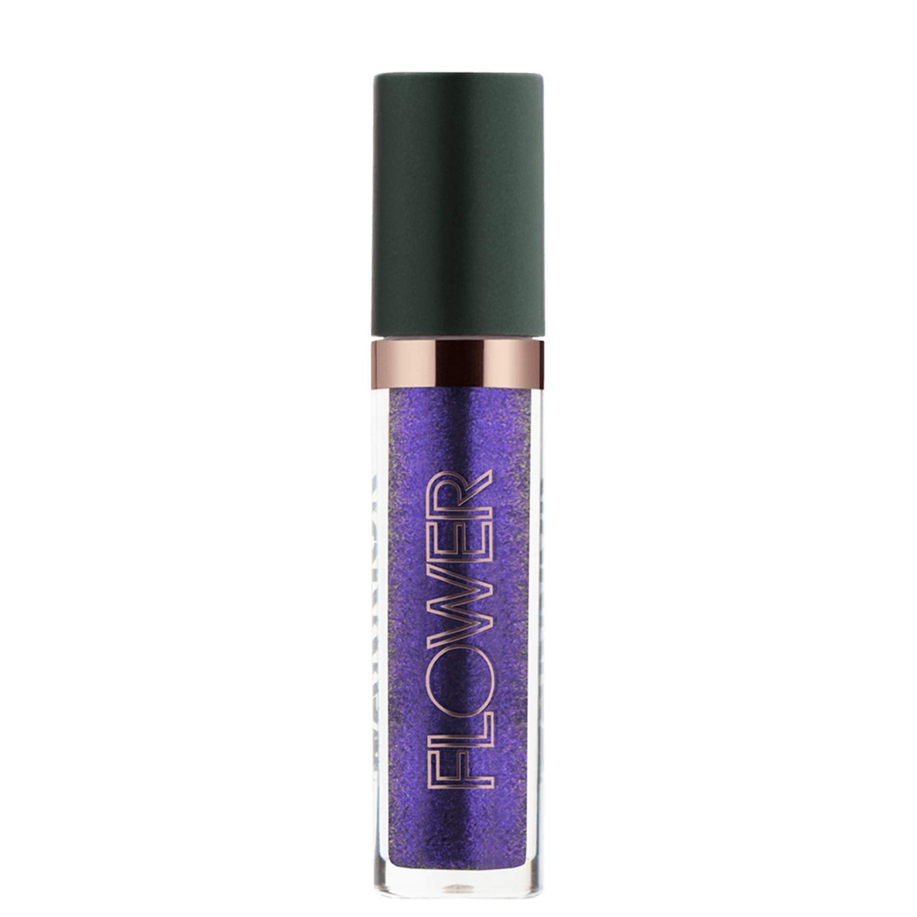 Flower Beauty Warrior Glitter Liquid Eyeshadow, Long-Lasting High-Impact Shimmer for Eyes, Cruelty-Free Makeup (Poison)