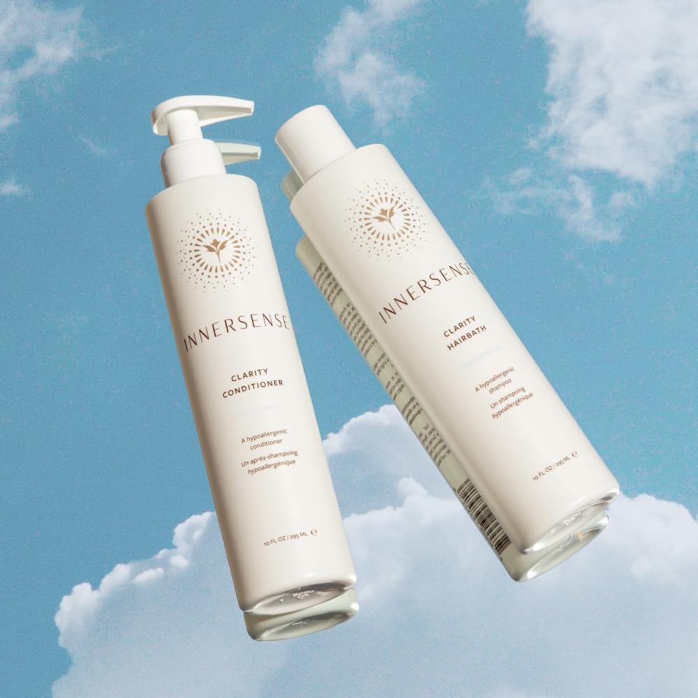 INNERSENSE Organic Beauty - Natural Clarity Hypoallergenic Hairbath | Non-Toxic, Cruelty-Free Haircare (10 fl oz | 295 ml)