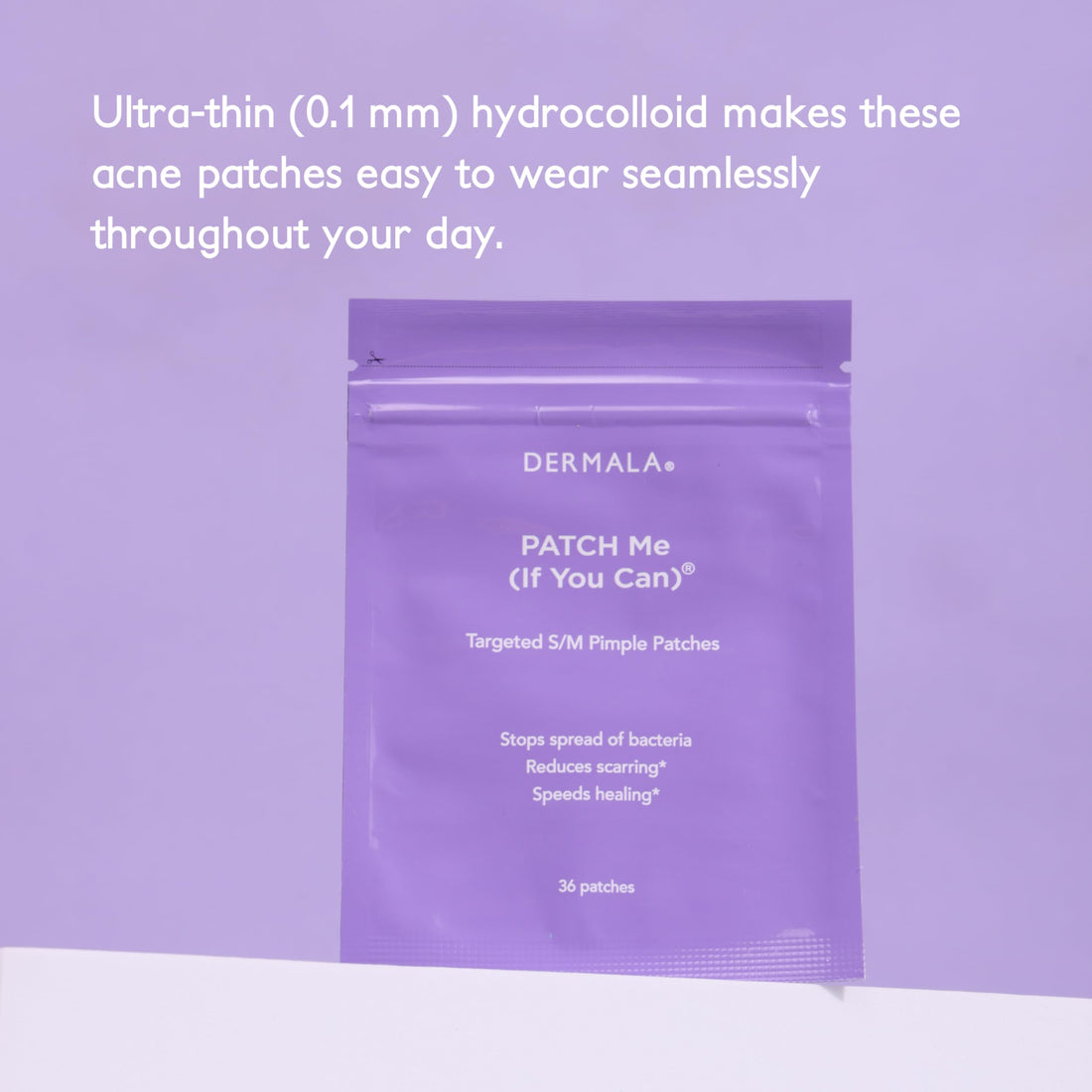 #FOBO PATCH Me (If You Can) Targeted Pimple Patches by Dermala – Thin, Clear Hydrocolloid Patch, Pimple-Free Skin (3 Pack)