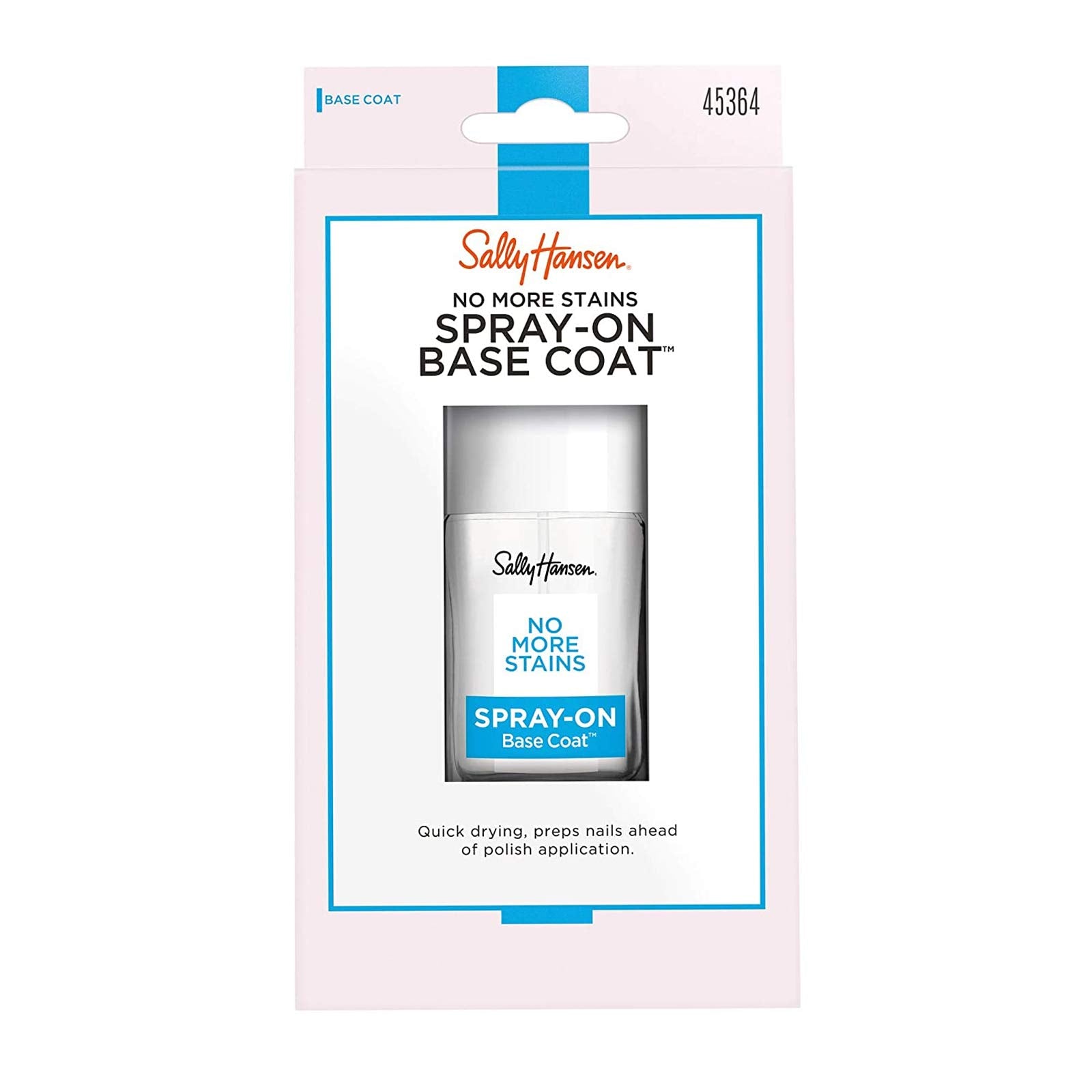 Sally Hansen Treatment No More Stains Base Coat, 0.37 Fluid Ounce