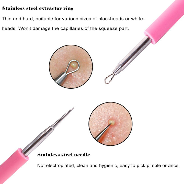 BEZOX Professional Acne Removal Needle Whitehead & Blackhead Removal Extractor Tool