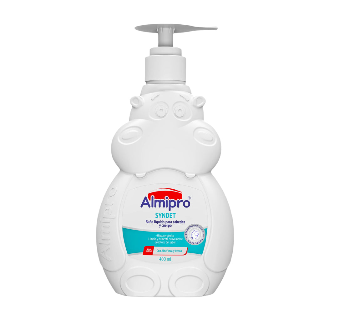 Almipro Syndet Baby Hair and Body Wash with Oatmeal and Aloe Vera. 14 Oz.