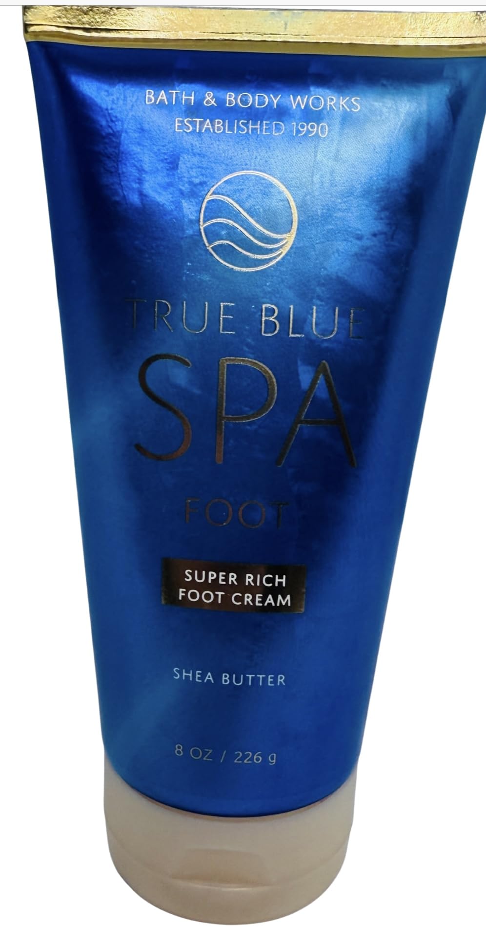 Bath & Body Works Body True Blue Spa Smoothing Super Rich Foot Cream 8 Ounces