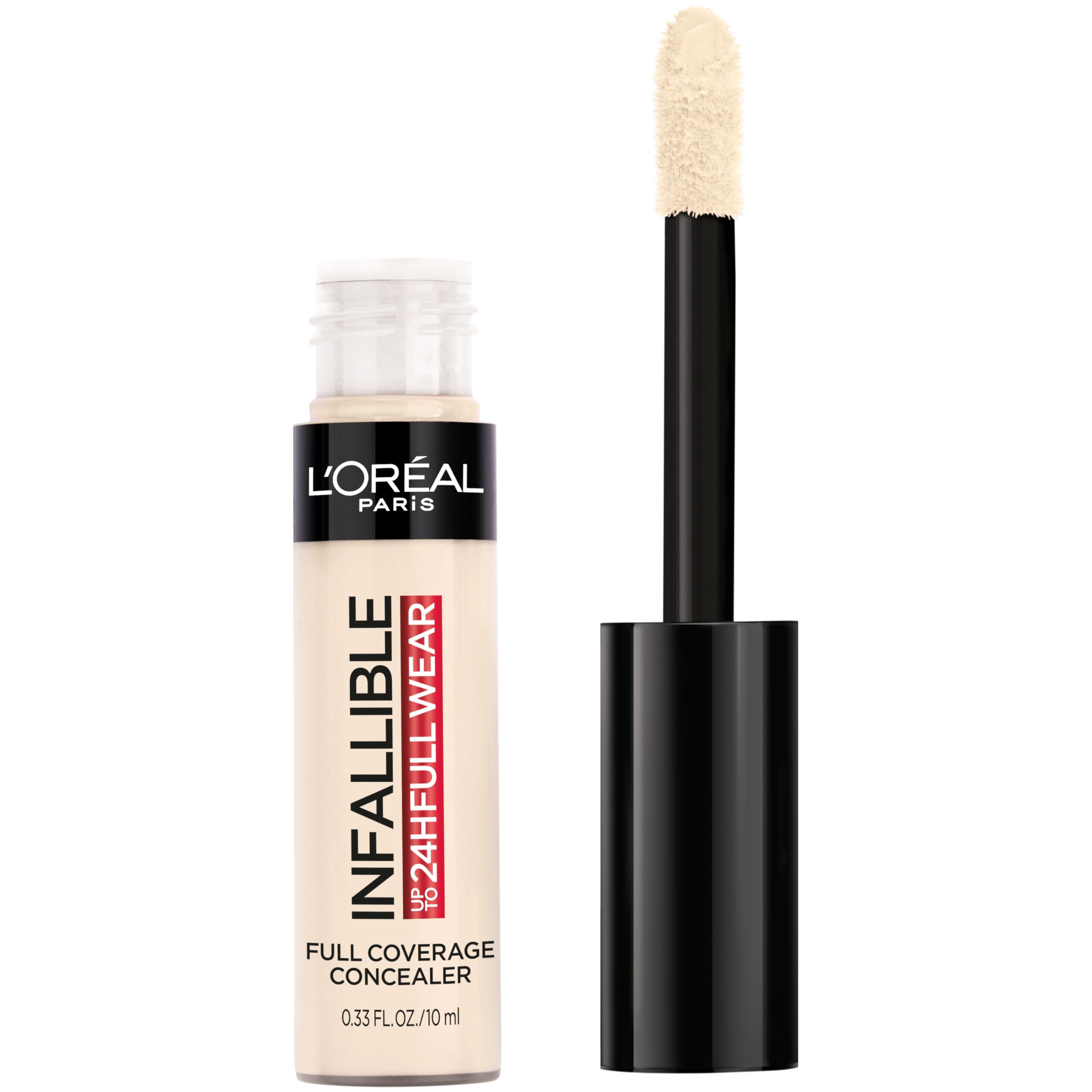 L'Oreal Paris Makeup Infallible Full Wear Waterproof Matte Concealer, Full Coverage, Porcelain, 0.33 fl. oz.