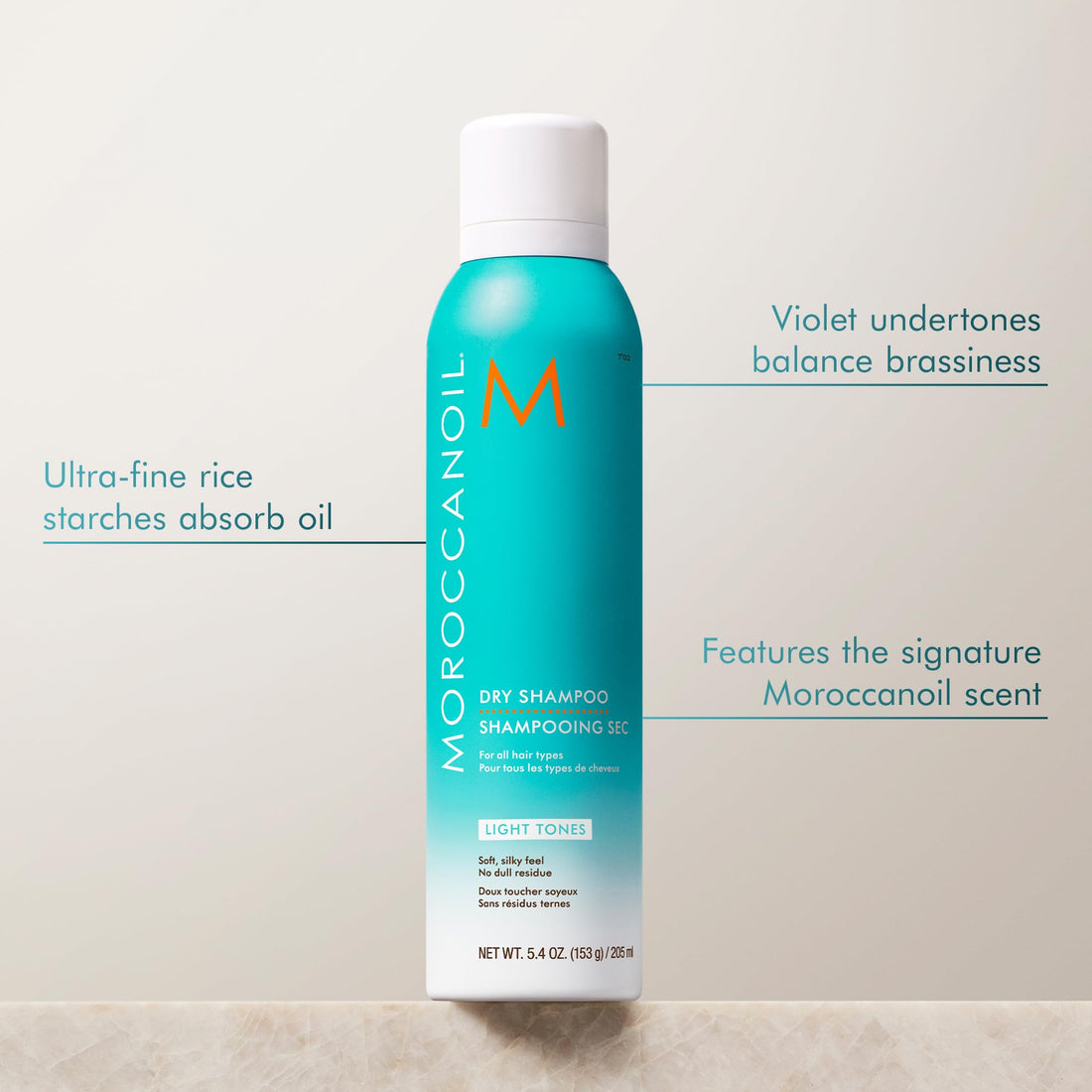 Moroccanoil Dry Shampoo Light Tone 205ml