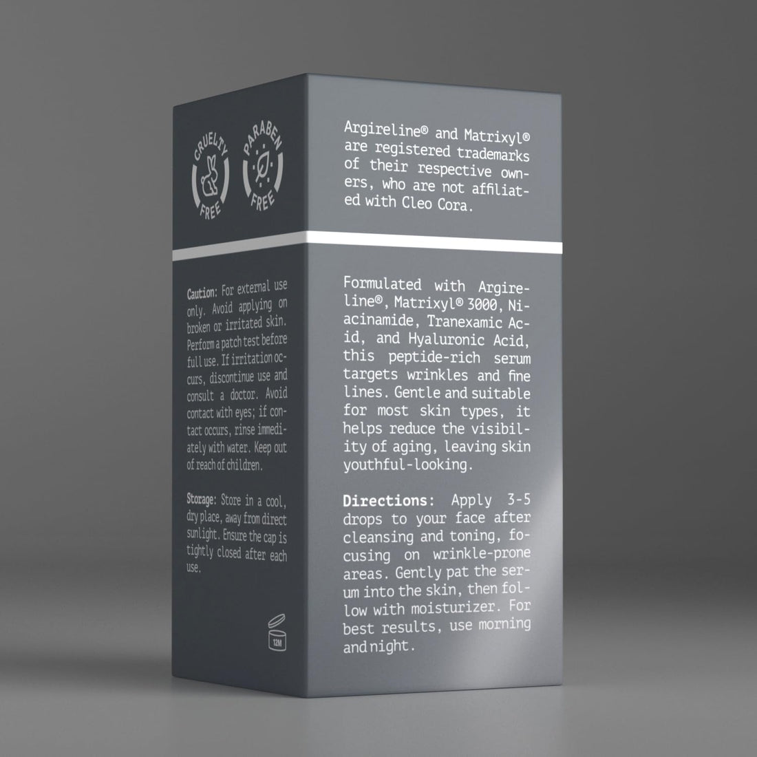 Argireline Serum with Matrixyl 3000 - Anti Wrinkle & Anti Aging Face Serum with Hyaluronic Acid, Tranexamic Acid & Niacinamide - 10% Argireline Peptide (2 x 30 ml)