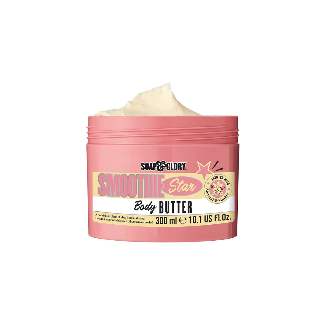 Soap & Glory Smoothie Star Body Butter - Almond & Vanilla Scented 10.1 fl oz - 1 Pack