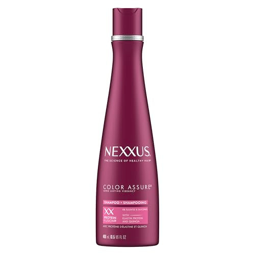 Nexxus Hair Color Assure Sulfate-Free Shampoo with ProteinFusion, For Color Treated Hair Shampoo 13.5 oz