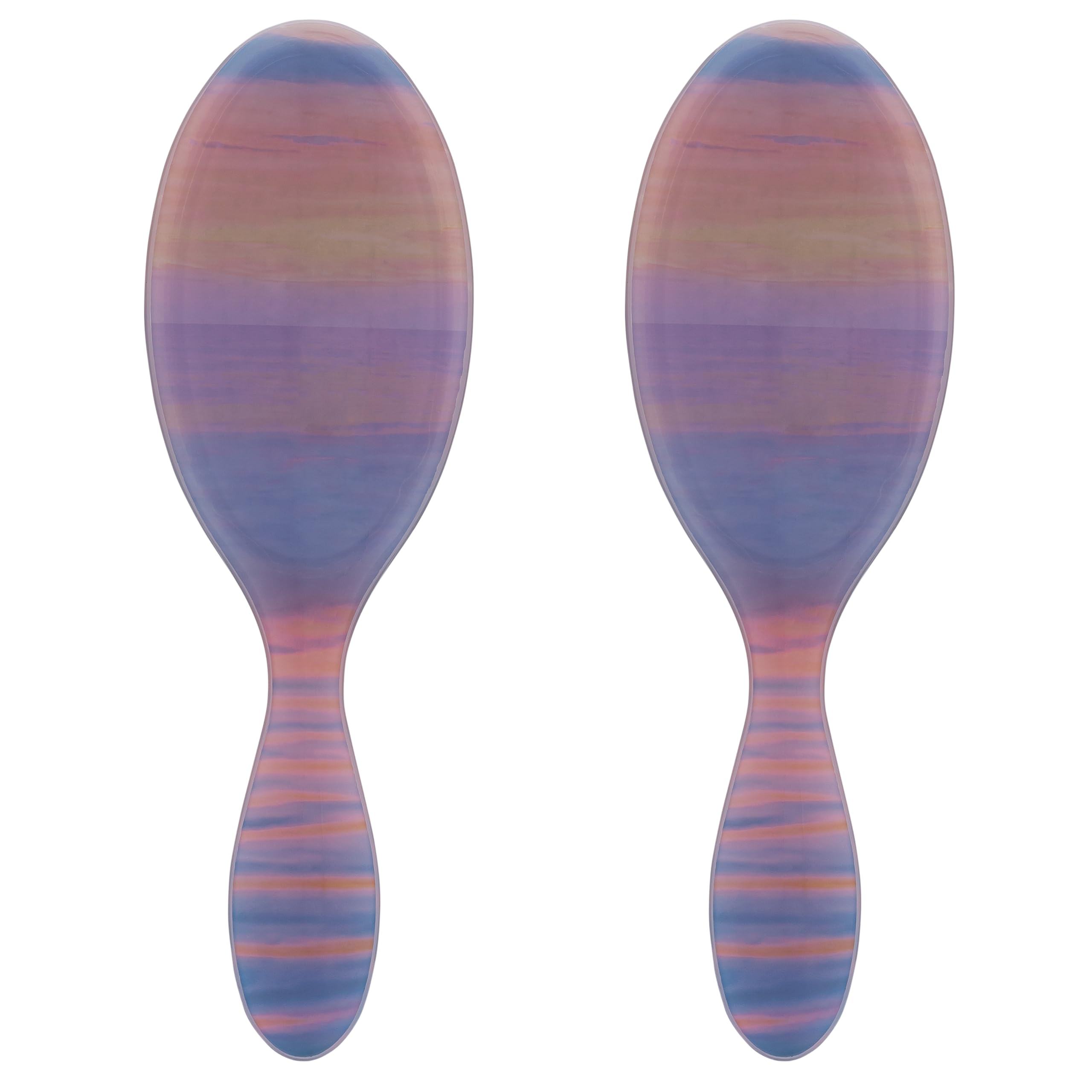 Wet Brush Original Detangler Hair Brush, Purple (Desert Afterglow), Ultra-Soft IntelliFlex Bristles, Detangling Bristles Glide Through Tangles (Wet Dry & Damaged Hair), Women & Men (2 Pack)