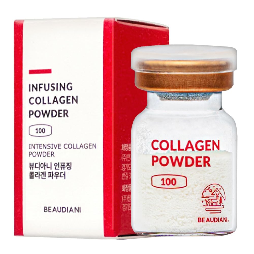 BEAUDIANI Infusing Collagen Powder (1.5g), Collagen Powder for face Skin Care, Anti-Wrinkle with Collagen, Korean Skin Care Cosmetic, All Skin Types, Collagen Booster, Skin Repair