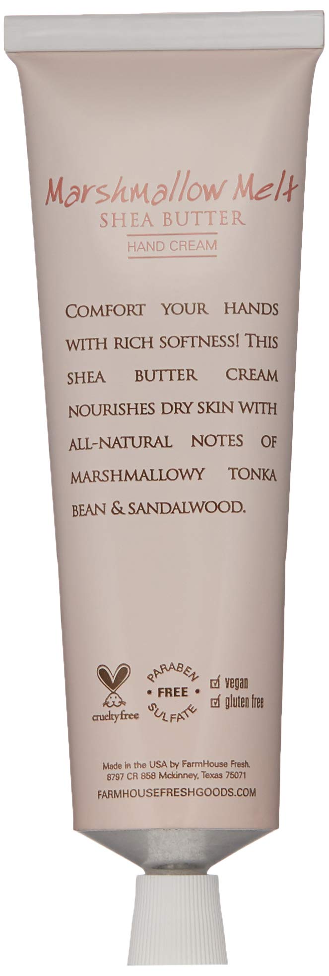 Farmhouse Fresh Marshmallow Melt Shea Butter Hand Cream, 2.4 Ounce