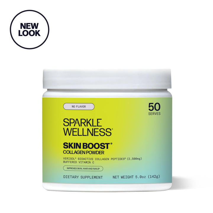 Sparkle Skin Boost (No Flavor) [50-Serves] Verisol Collagen Peptides Protein Powder Vitamin C Supplement Drink