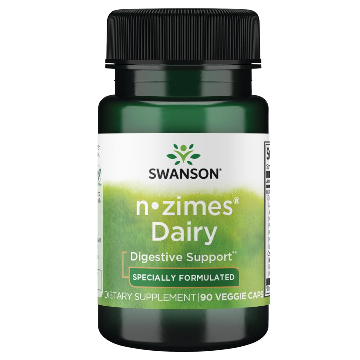 Swanson n-zimes Dairy 90 Veg Capsules Enzyme