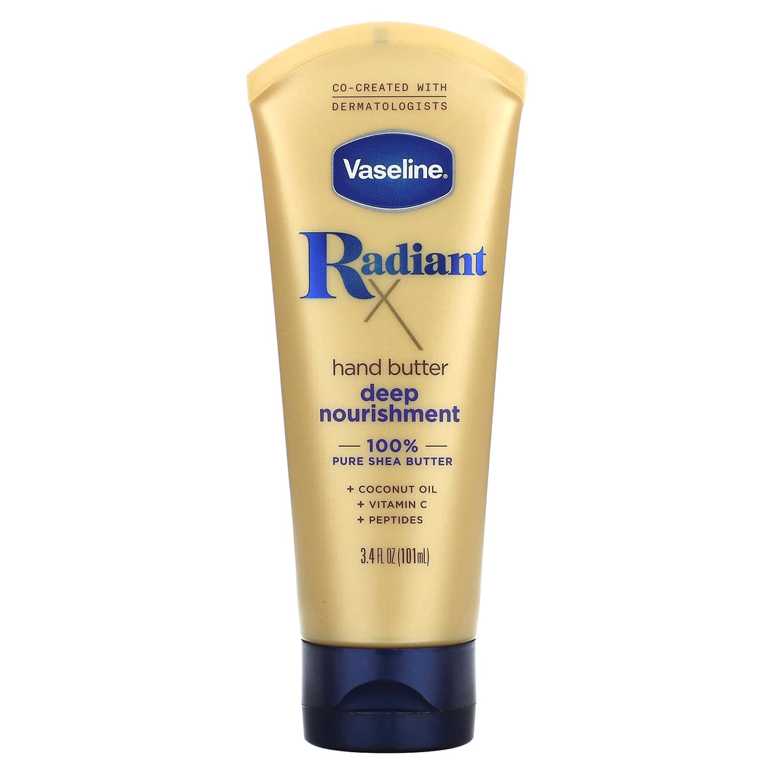 Vaseline, Radiant Hand Butter Deep Nourishment, 3.4 Fl Oz