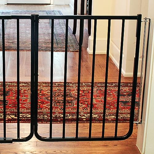 Cardinal Gates BX2 Baby Gate Extension - Fits Cardinal Gates Safety Gates - 21.75 Inch Wide Dog Gate Extension - Black