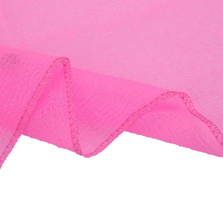 KAKOOI Long Exfoliating Nylon Bath Cloth/Towel, Magic Shower Washcloth for Body, 35 inches(6PCS, 2Blue&2Yellow&2Pink)