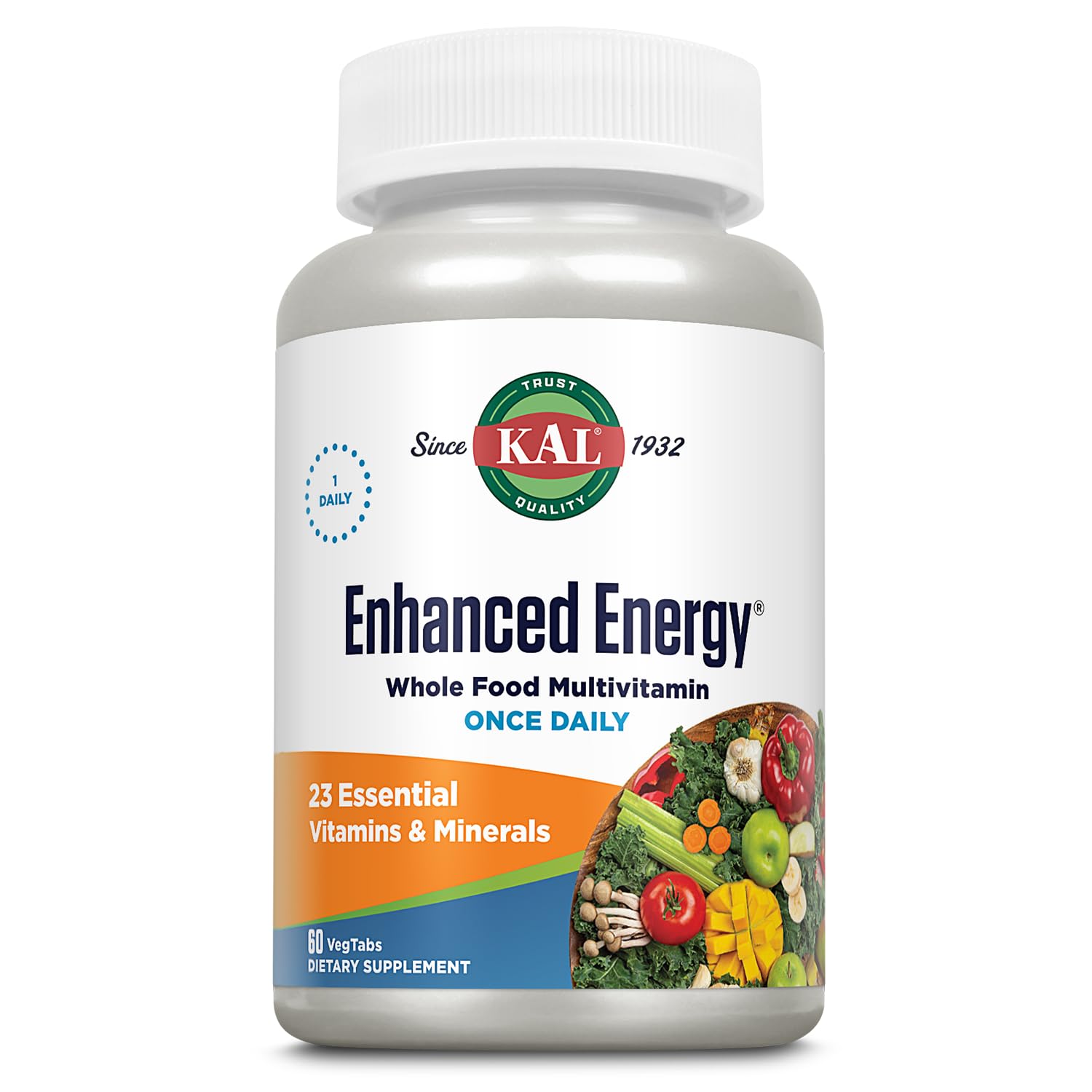 KAL Enhanced Energy Tablets, 60 Count