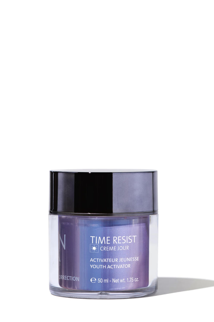 Yon-Ka Time Resist Jour (50ml) Anti-Aging Day Cream with Youth Activating Complex and Hyaluronic Acid, Firming Anti-Wrinkle Moisturizer for Face and Neck, Paraben-Free