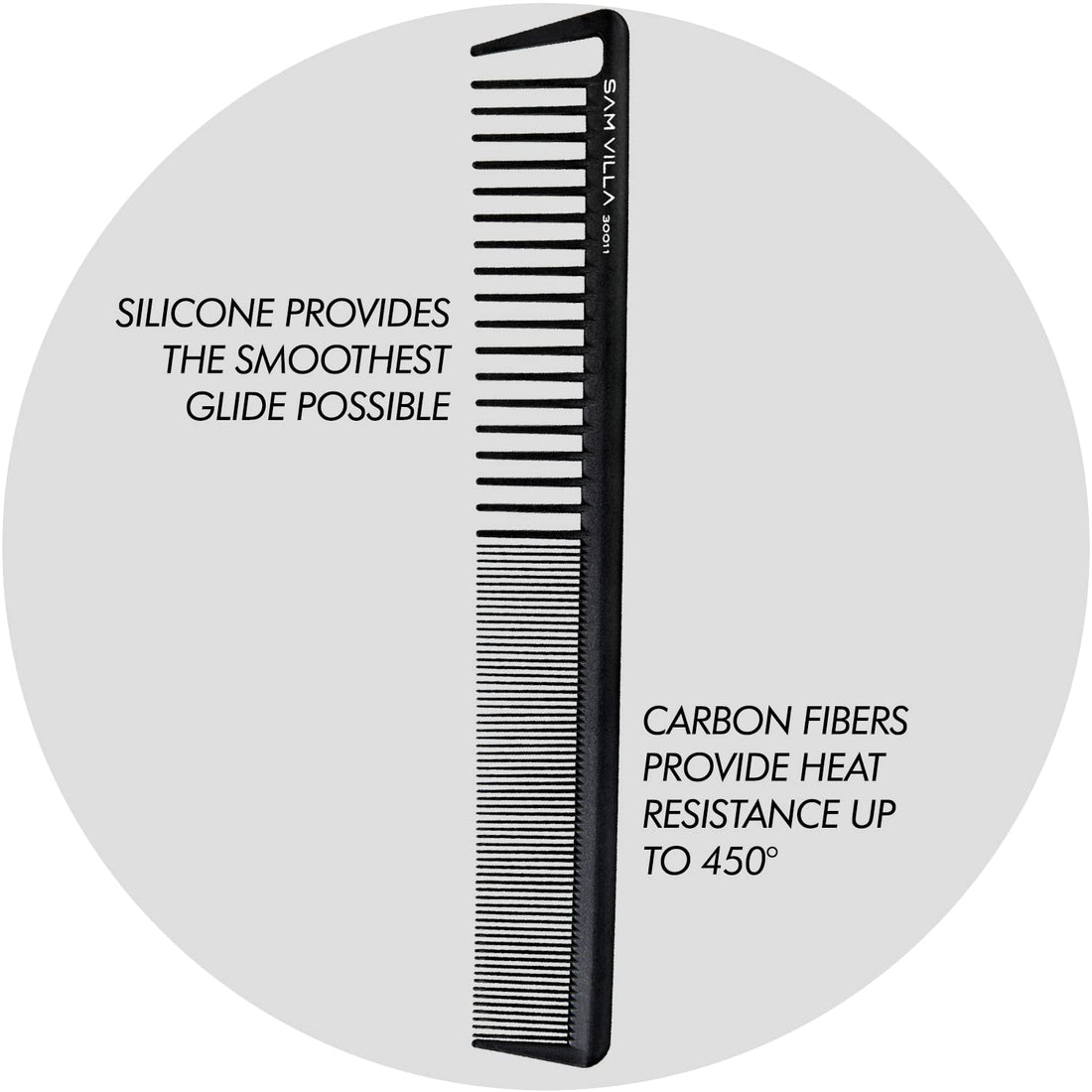 Sam Villa Signature Series Short Cutting Comb