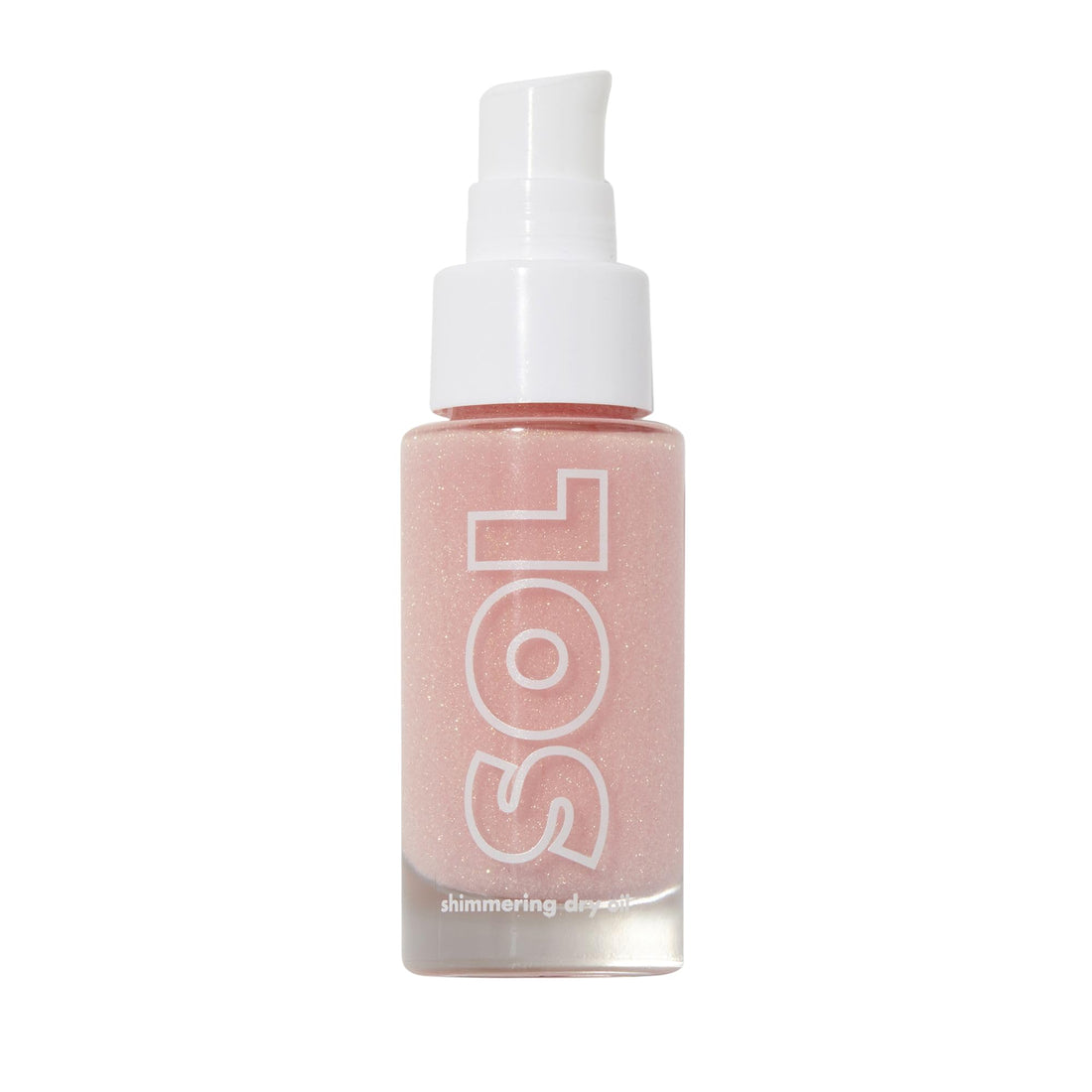 ColourPop SOL Mini Shimmering Dry Oil - Body Oil Infused with Coconut, Argan & Marula Oils - Radiance-Boosting Body Care - Nourishes Skin and Leaves a Luminous Finish - Pink Champagne (0.88 fl oz)