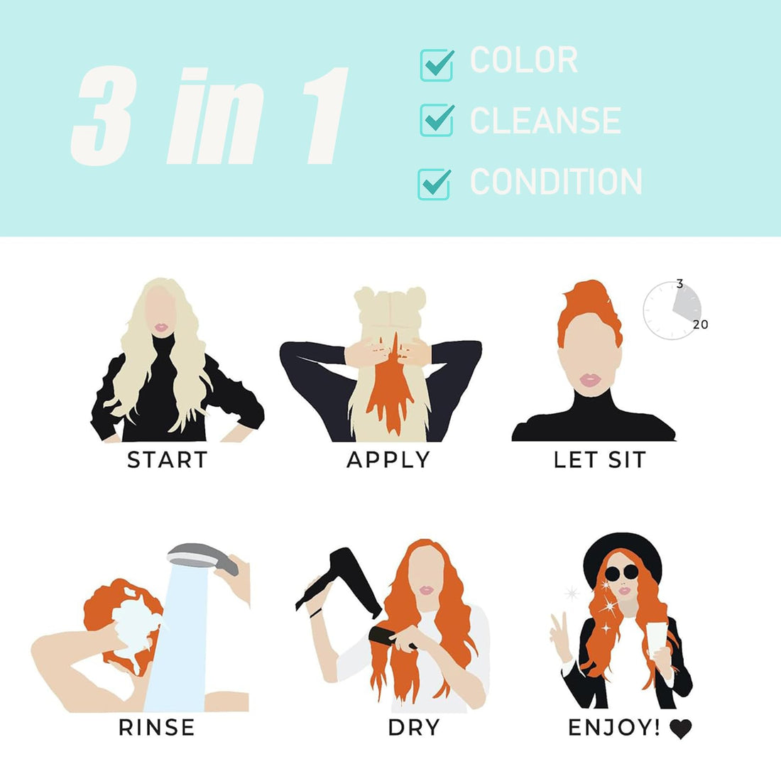 Fvquhvo Silver Gray Hair Dye Shampoo, Instant Hair Color Shampoo, Silver Shampoo Hair Dye for Women Men, Lasting Shampoo Para Canas & Champu Para Canas, Shampoo Para Pintar el Cabello