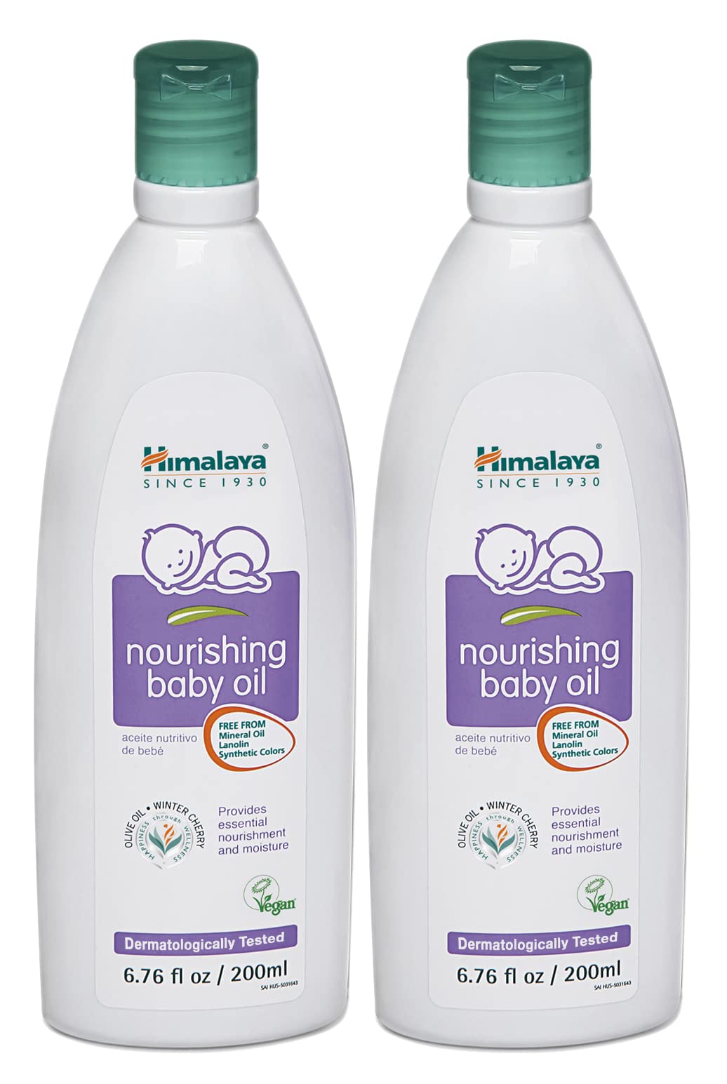 Himalaya Nourishing Baby Oil 200ml (2 Pack)