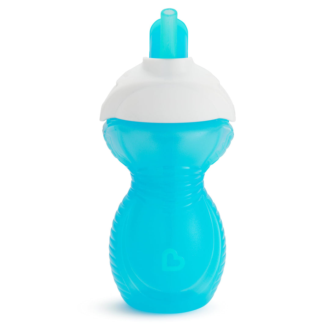 Munchkin® Click Lock™ Flip Straw Toddler Sippy Cup, 9 Ounce, 2 Pack, Blue/Green