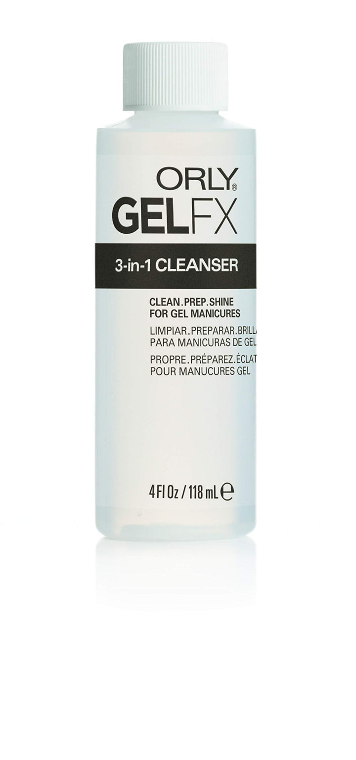 Orly Gel Fx 3-in-1 Cleanser, 4 Fluid Ounce