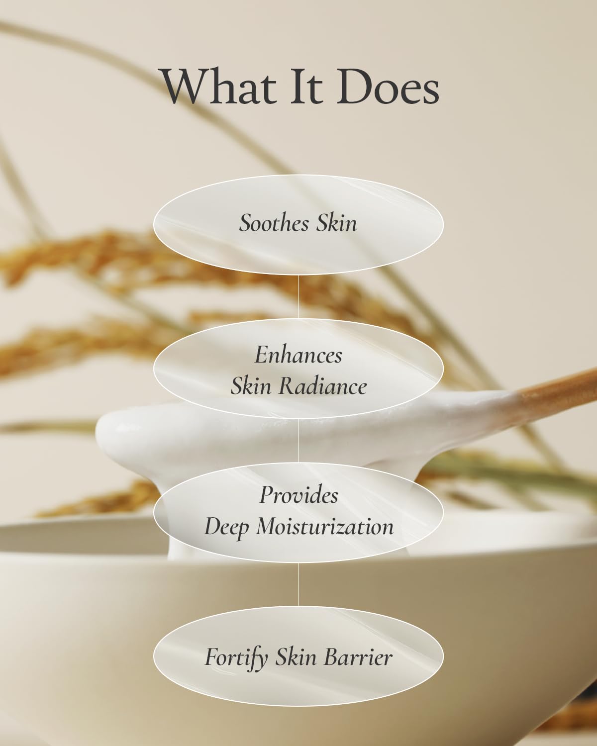 FULLY Rice Dough Facial Modeling Mask, Instant Hydration Boost, Radiance Boost, Skin Moisture Barrier, Nourishing, Vegan Hyaluronic Acid, Rice Bran Water, Aloe Extract 1.76oz x 4ea