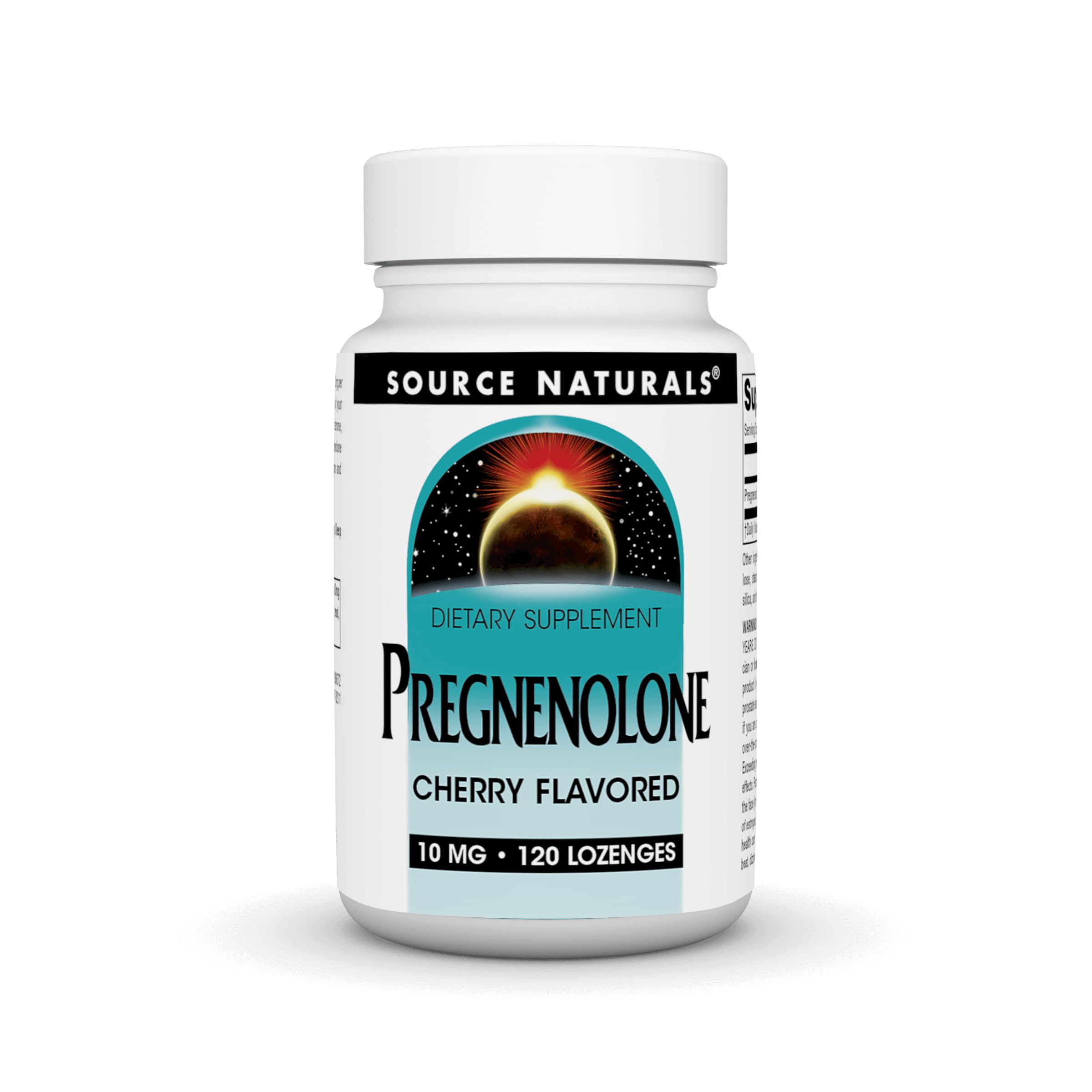 Source Naturals Pregnenolone 10 mg - 120 Cherry Flavored Lozenges
