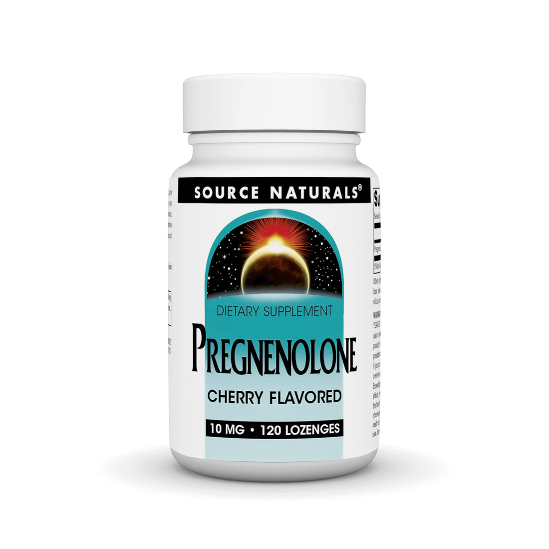 Source Naturals Pregnenolone 10 mg - 120 Cherry Flavored Lozenges
