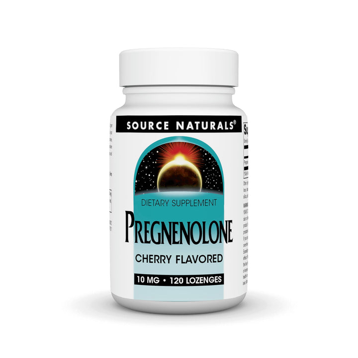 Source Naturals Pregnenolone 10 mg - 120 Cherry Flavored Lozenges
