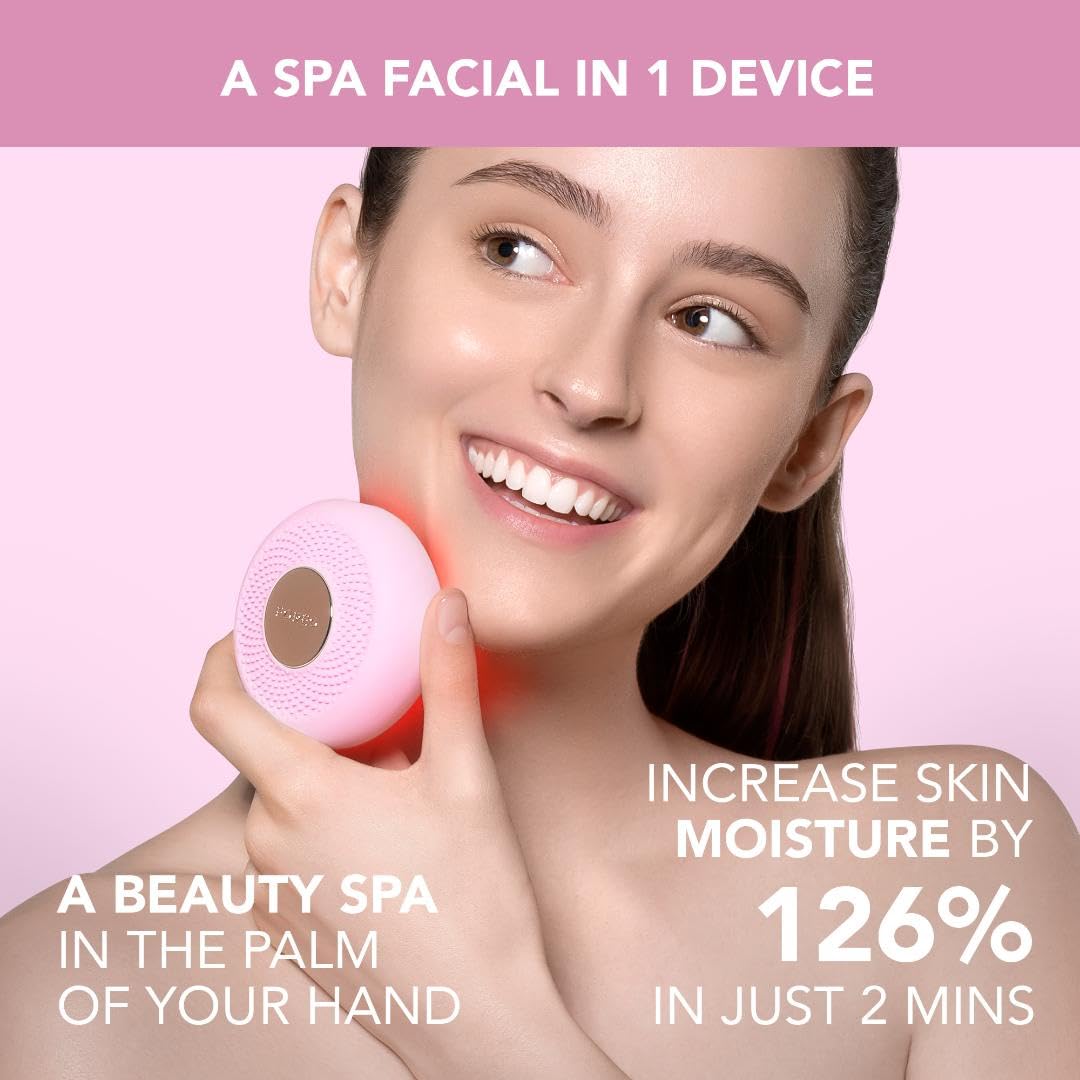 FOREO UFO mini 2 Spa-level Power Mask Device for an Accelerated Facial Treatment, Pearl Pink