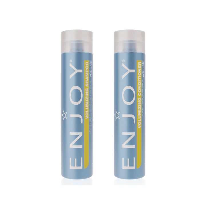 Enjoy Volumizing Shampoo and Conditioner for Color Treated Hair, Men and Women, Curly Hair Shampoo and Conditioner - 10.1 Fl Oz