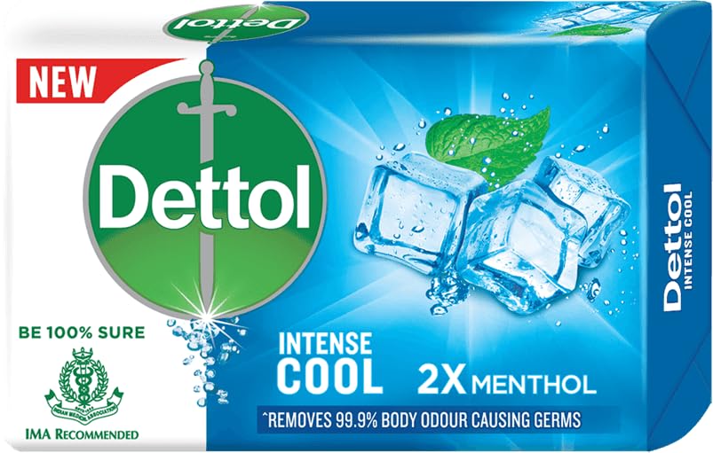 Dettol Soap Value Pack, Cool - (3 Pieces x 125g)