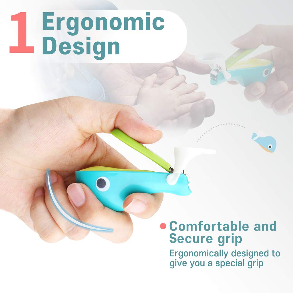 ROYAL Baby Whale Nail Clipper with Magnifier