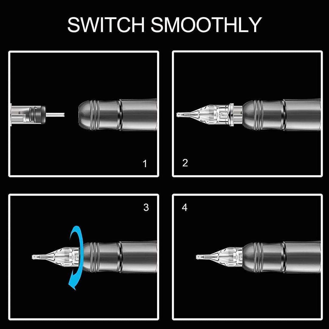 Tattoo Cartridge Needles-Tazay 80pcs Cartridge Tattoo Needles Mixed Size 3RL 5RL 7RL 9RL 7M1 9M1 7RS 9RS For Tattoo Machines, Tattoo Kit And Tattoo Supply