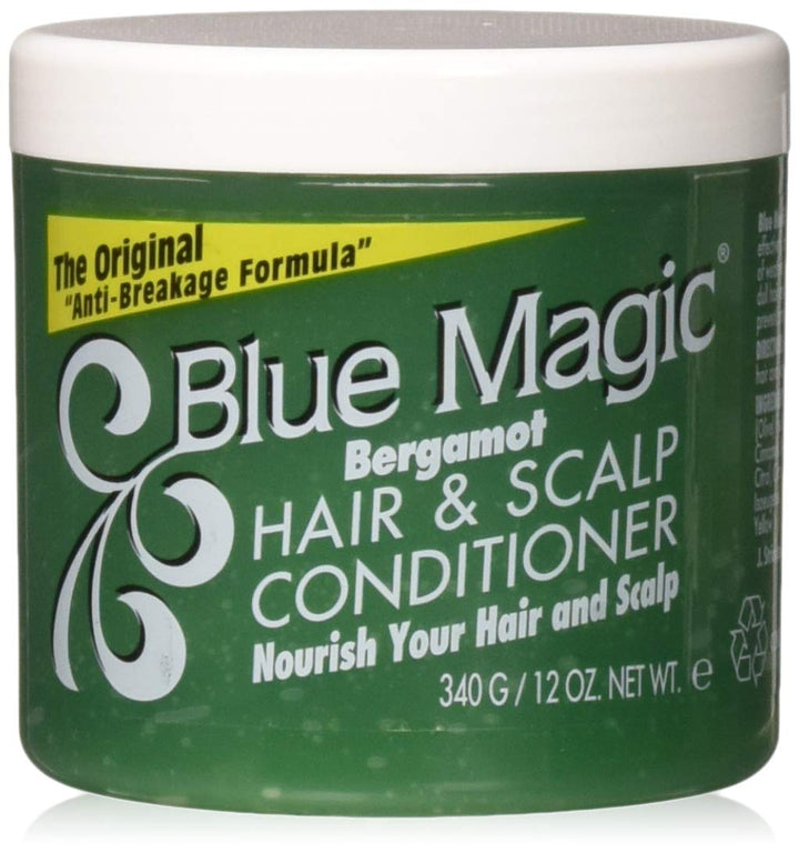 Blue Magic Bergamot Hair and Scalp Conditioner 12 oz (340 g) (Pack of 6)