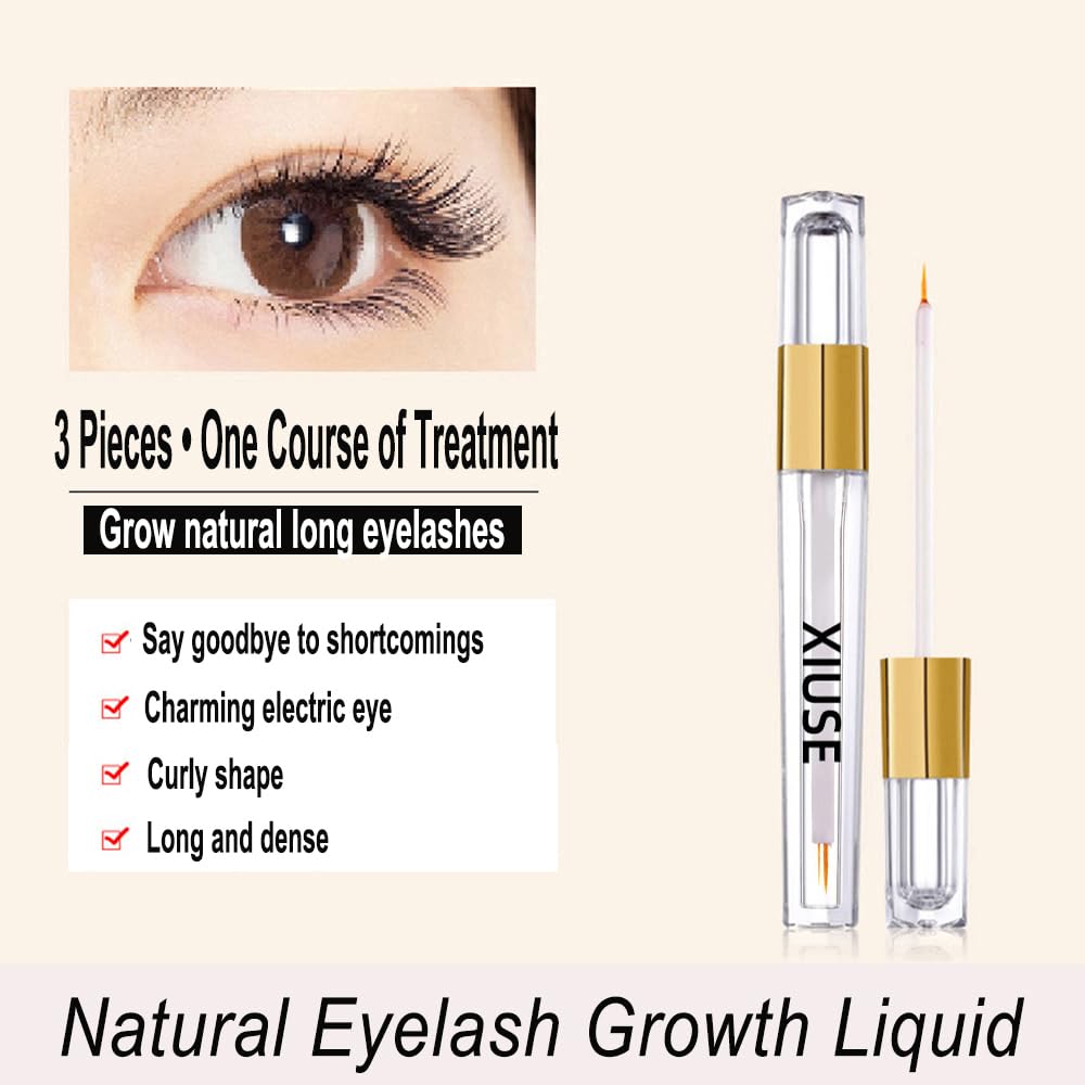 Eyelash Growth Serum, Rapid Lash Enhancer Serum, Eyebrow Grow Serum for Thicker Fuller Longer Lashes & Brows 8ml