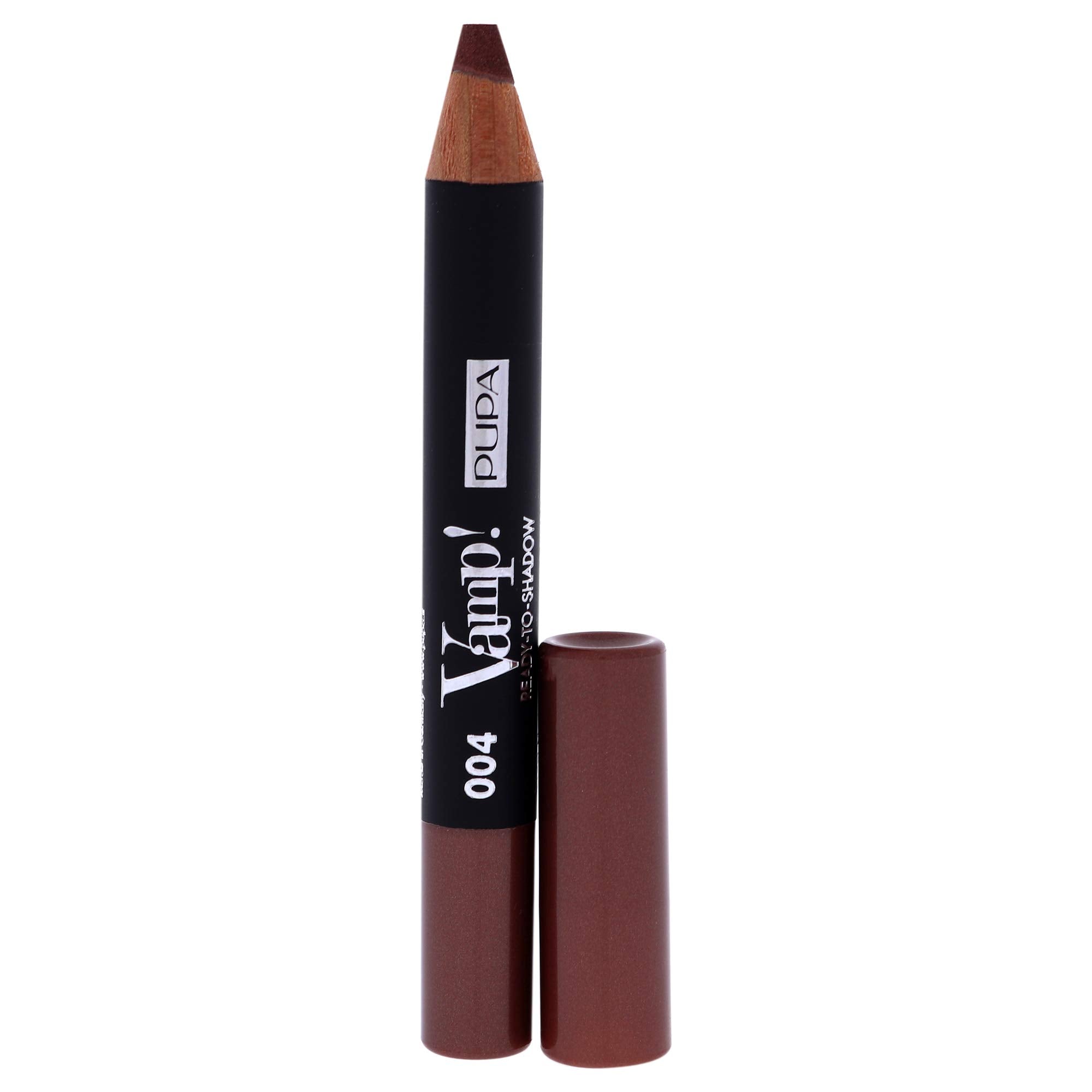 Pupa Milano Vamp! Ready To Shadow - Eyeshadow Maxi Pencil - Quick Application - Instant Blendability - Velvety Texture with a Powder Feel - 004 Hot Copper - 0.04 Oz